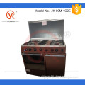 Free standing Four Burner gas oven With Two Hotplate